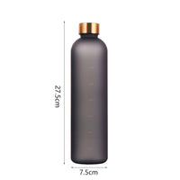 1L Water Bottle With Time Marker-Water Bottles-Golonzo