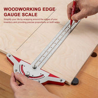 Stainless Steel Woodworkers Edge Rule-Rulers-Golonzo