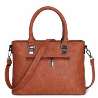 Vintage Luxury Tote Handbag - PU Leather Shoulder Bag-Handbags-Golonzo