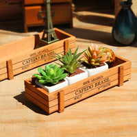 Wooden Table Container Organizer Home Decor-Storage Holders & Racks-Golonzo