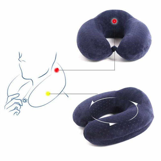 U-shaped Neck Travel Pillow Memory Foam-Travel Pillow-Golonzo