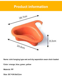 Kitchen Accessories - Swan Drain Basket Kitchen Sink-Sink Accessories-Golonzo