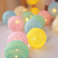 Holy Chirstmas Light-Cotton Ball (20 pcs )-Lighting Strings-Golonzo