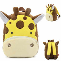 3D Cartoon Plush Children Backpacks for Kindergarten-Backpacks-Golonzo
