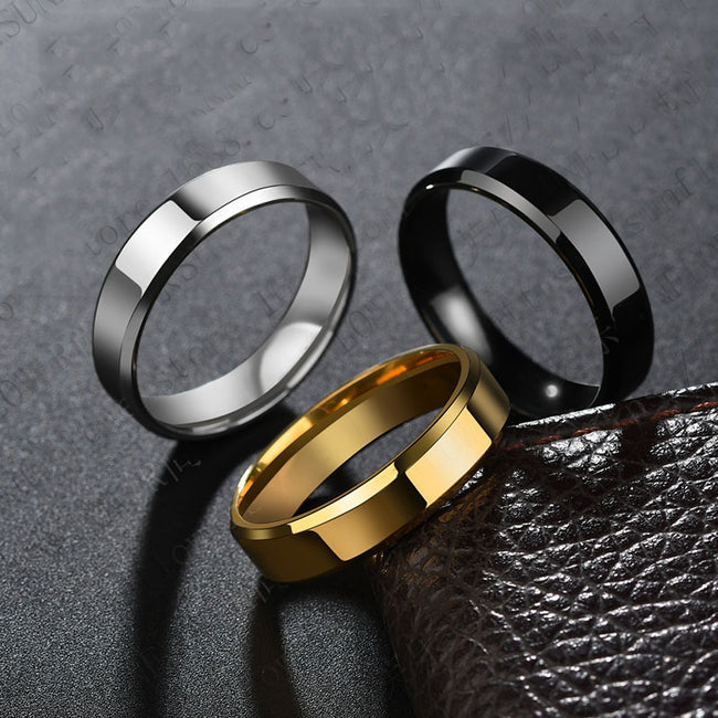 Titanium Steel Rings Set-ring-Golonzo