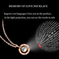 The memory of Love - I Love You Necklace-Necklace-Golonzo