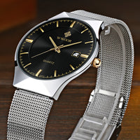 Ultra Thin Fashion Male Business Wristwatch-Quartz Watches-Golonzo