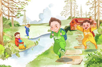 Spring Baby Rompers Cotton Tracksuit Long Sleeve with Hoodies-Jumpsuits & Rompers-Golonzo