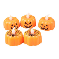 Pumpkin Candle Lights Halloween Decoration Lights Warm White Halloween-Candle-Golonzo