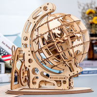 Globe DIY assembled creative 3D toy wooden mechanical-Toys-Golonzo