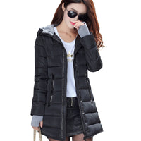 Long Padded Quilted Jacket-Coats and Jackets-Golonzo
