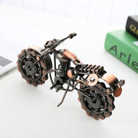 Iron Ornaments Metal Crafts Antique Home Decoration Motorcycle Model-Toys-Golonzo