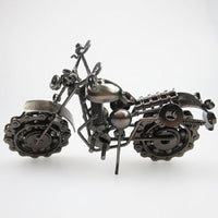 Iron Ornaments Metal Crafts Antique Home Decoration Motorcycle Model-Toys-Golonzo