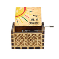 Wooden Hand Crank Queen Music Box Game Of Thrones Dragon Ball TO MY Goigeous Wife Theme Music Box-Music Boxes-Golonzo