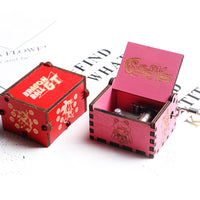 Wooden Hand Crank Queen Music Box Game Of Thrones Dragon Ball TO MY Goigeous Wife Theme Music Box-Music Boxes-Golonzo