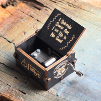 Wooden Hand Crank Queen Music Box Game Of Thrones Dragon Ball TO MY Goigeous Wife Theme Music Box-Music Boxes-Golonzo