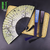 Bamboo Antique Folding Fan - Chinese Style Fan-Fan-Golonzo