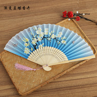 Bamboo Antique Folding Fan - Chinese Style Fan-Fan-Golonzo