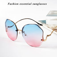 Rimless Rhinestone Women Sunglasses-Sunglasses-Golonzo