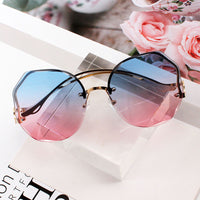 Rimless Rhinestone Women Sunglasses-Sunglasses-Golonzo