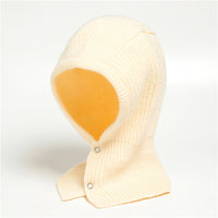 Knitted Cotton Snood Hat Scarf-Scarves-Golonzo