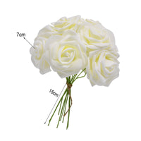 24pcs/lot Artificial Rose Bouquet Decorative Foam-Artificial Flora-Golonzo