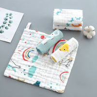 Baby Pure Cotton Printable Hanging Small Towel-Baby guards-Golonzo