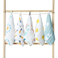 Baby Pure Cotton Printable Hanging Small Towel-Baby guards-Golonzo
