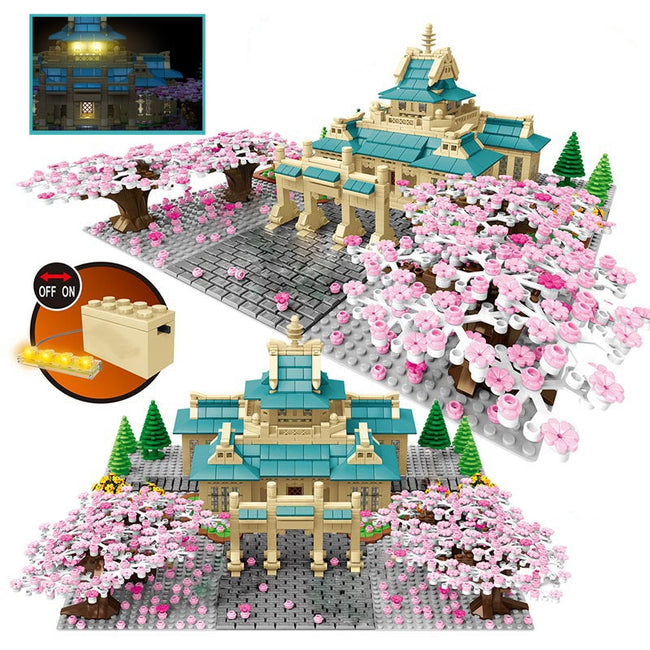 Cherry Blossom Building Blocks-Toys-Golonzo