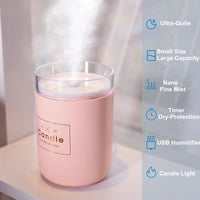 Ultrasonic Mist Humidifier - Romantic Soft Light-Humidifier-Golonzo