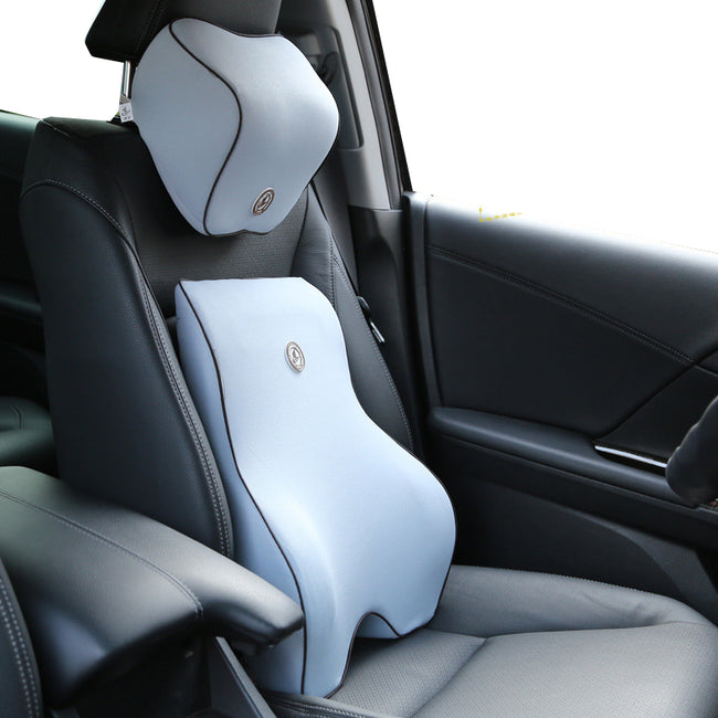 Car Waist and Neck Cushion Seat Support Back Pillow-Back & Lumbar Support Cushions-Golonzo