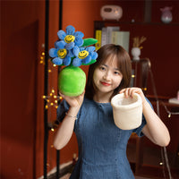 30cm Sunflower Flowerpot Plush PP Cotton-Pillows-Golonzo