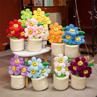 30cm Sunflower Flowerpot Plush PP Cotton-Pillows-Golonzo