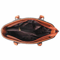 Vintage Luxury Tote Handbag - PU Leather Shoulder Bag-Handbags-Golonzo