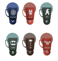 350ML/520ML Super Hero Mugs With Cover and Spoon-Mugs-Golonzo