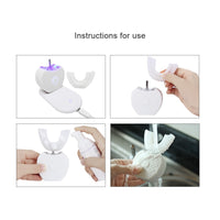 New version 360 U Shape Intelligent Automatic Electric Toothbrush-Toothbrush-Golonzo