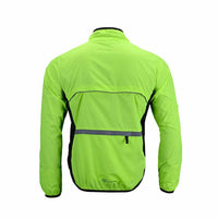 Reflective Breathable Cycling Long Sleeve Wind Coat Windproof Quick Dry Jacket-Coats and Jackets-Golonzo