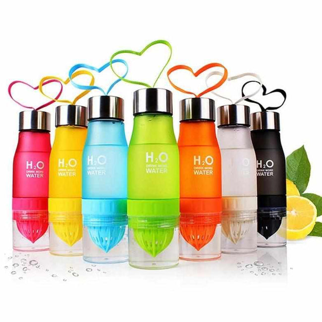 Portable Creative Fruit Juice Infuser Water Bottle 650ml-Water Bottles-Golonzo