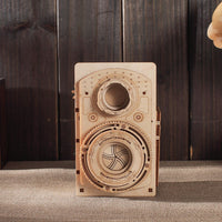 Old Time Camera Model Creative Mechanical Puzzles DIY-Toys-Golonzo