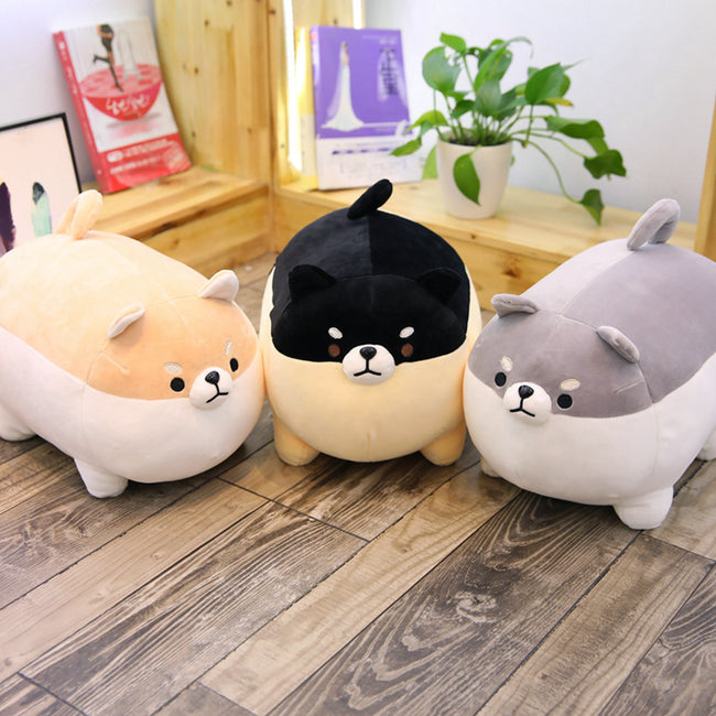 40/50cm Fatty Cute Shiba Inu Animals Toy Stuffed Sleeping Companion for Kids-Stuffed Animals-Golonzo