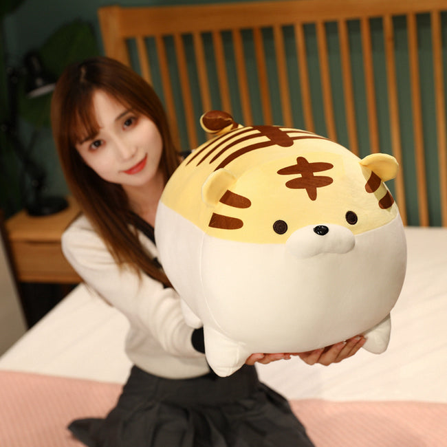 40/50cm Fatty Cute Tiger Animals Toy Stuffed Sleeping Companion for Kids-Stuffed Animals-Golonzo