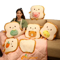 40x40cm Lovely Bread Plush Pillow-Home-Golonzo
