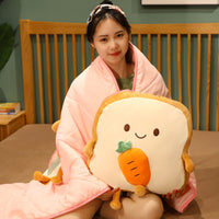 40x40cm Lovely Bread Plush Pillow-Home-Golonzo