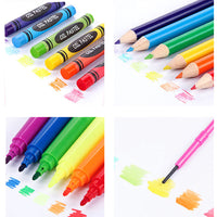 42-208pcs Children Art Watercolor Pencil Set-Art & Drawing Toys-Golonzo