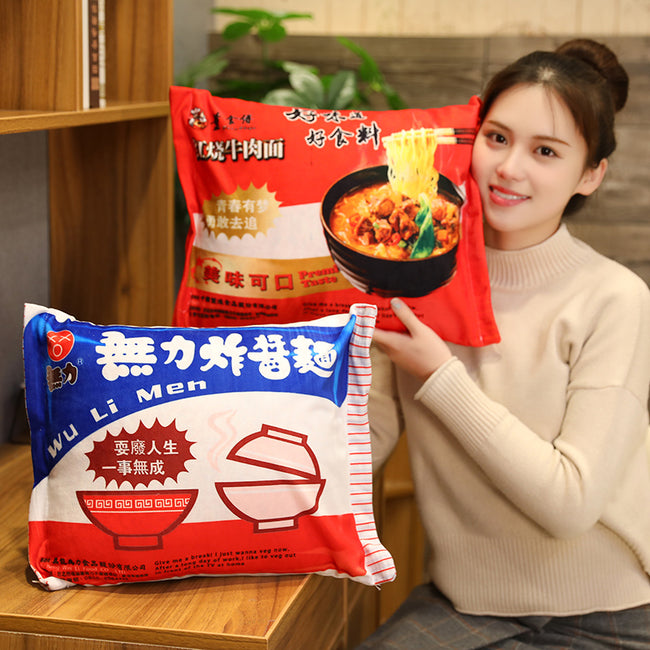 Instant Noodle Food Plush Pillow-Pillows-Golonzo