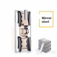 Floor Cleaning Flat Mops - Magic & Easy & Microfiber Superfine Fiber Swabs-Mops-Golonzo