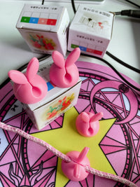 Pink Bunny Ear Cable Holder 4Pcs-Home-Golonzo