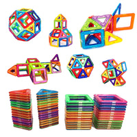 Magnetic Building Blocks For Kids - 54pcs Triangle Square Block-Toys-Golonzo