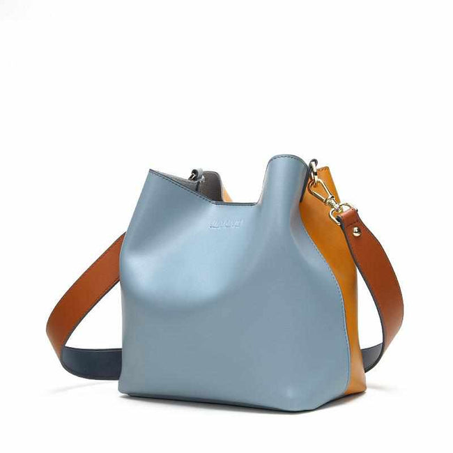 Leather Grace Bucket Bag - Luxury Tote Handbag-Handbags-Golonzo