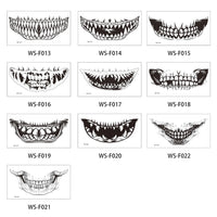 Halloween Prank Makeup Temporary Tattoo-Temporary Tattoos-Golonzo